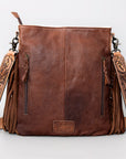 American Darling ADBGS192H Messenger Hair On Genuine Leather Women Bag Western Handbag Purse