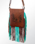 GIBG241 American Darling Messenger Genuine Western Leather Women Bag