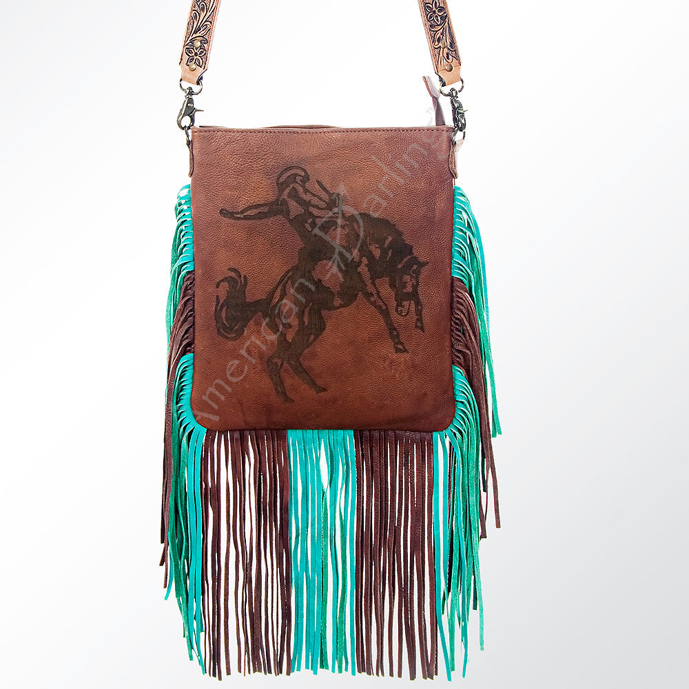American Darling ADBG646 Large Crossbody Genuine Leather Women Bag Western Handbag Purse