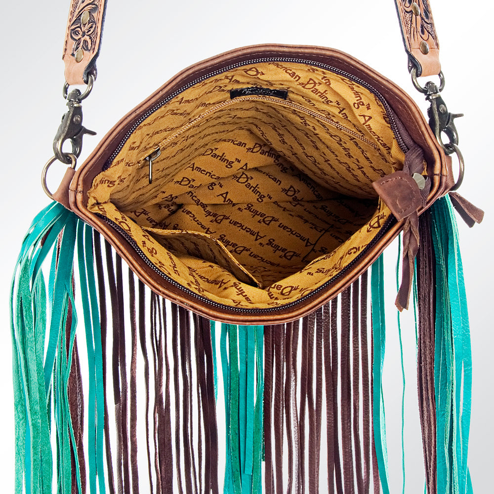 American Darling ADBG646 Large Crossbody Genuine Leather Women Bag Western Handbag Purse