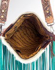 American Darling ADBG729 Large Crossbody Hair-On Genuine Leather Women Bag Western Handbag Purse