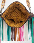 American Darling ADBG692 Crossbody Genuine Leather Women Bag Western Handbag Purse