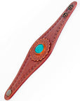 American Darling ADBRF135 Hand tooled carved Genuine Leather Bracelet women
