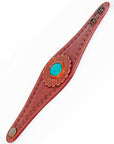 American Darling Bracelet Hand Tooled Carved Genuine Leather Women | Handmade Western Rustic