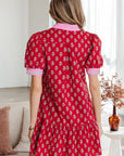 Amina Bubble Sleeve Mini Dress