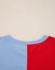 Simone Flag Vintage Oversized Pullover