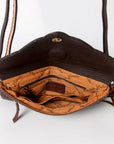 American Darling ADBGA138 Wallet Hand Tooled Genuine Leather Women Bag Western Handbag Purse