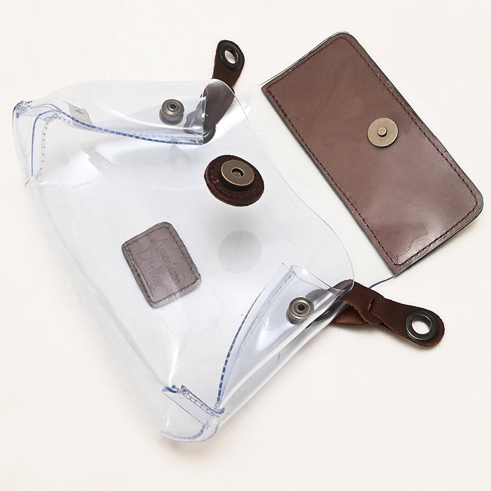 American Darling ADBGZ303 Clear Bag Hair On Genuine Leather Women Bag Western Handbag Purse