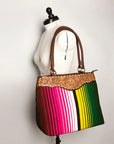 American Darling Tote Hand Tooled Saddle Blanket Genuine Leather Women Bag Western Handbag Purse