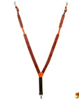 Men Leather Floral Suspender Hilason