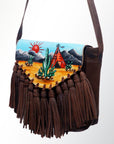 American Darling CROSS BODY I  Genuine Leather women bag western handbag purse