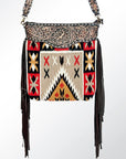 ADBGA153A American Darling Hand Tooled Saddle Blanket Genuine Leather Women Bag Western Handbag Purse