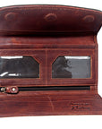 Hand Tooled Hand Painted Genuine Leather women bag western handbag purse