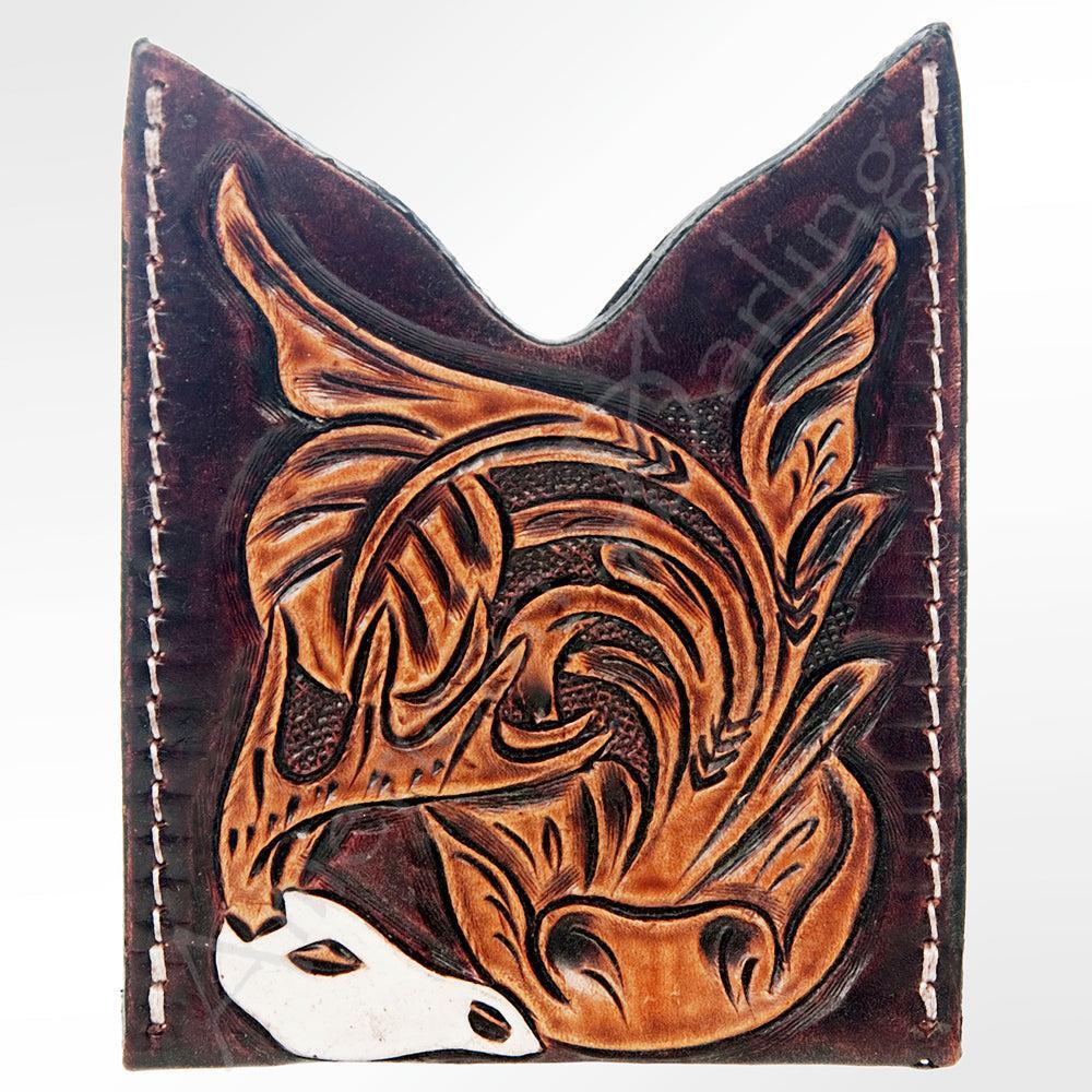 American Darling ADCCF101 Card-Holder Hand Tooled Genuine Leather Women Bag Western Handbag Purse