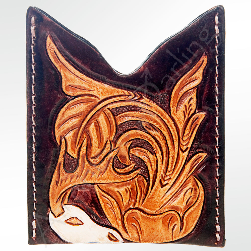 American Darling ADCCF103 Card-Holder Hand Tooled Genuine Leather Women Bag Western Handbag Purse