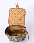 American Darling Hand Tooled Hair On Genuine Leather Women Bag Western Handbag Purse