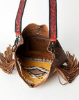 American Darling Large Crossbody Saddle Blanket Genuine Leather Western Women Bag Handbag Purse | Western Crossbody Bag | Travel Crossbody Bags | College Crossbody Bag | Casual Crossbody Bag