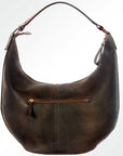 American Darling HOBO Hand Tooled Hair-on Genuine Leather women bag western handbag purse