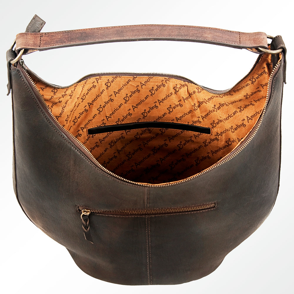 American Darling ADBGZ365 Signature Crossbody Hand Tooled Saddle Blanket Genuine Leather Women Bag Western Handbag Purse