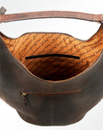 American Darling ADBGZ365 Signature Crossbody Hand Tooled Saddle Blanket Genuine Leather Women Bag Western Handbag Purse