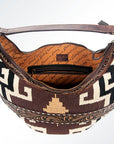 American Darling HOBO Hand Tooled Hair-on Genuine Leather women bag western handbag purse