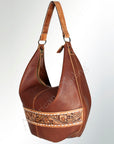 American Darling HOBO Hand Tooled Hair-on Genuine Leather women bag western handbag purse