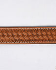 HILASON Western Genuine Leather Belt for Men Women Cowboy Cowgirl Handmade Unisex Full Grain Heavy Duty Engraved Buckle Belt