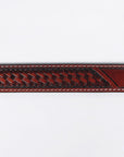HILASON Western Genuine Leather Belt for Men Women Cowboy Cowgirl Handmade Unisex Full Grain Heavy Duty Engraved Buckle Belt