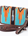 American Darling Organizer Hair On Genuine Leather Western Women Bag Handbag Purse | for Cute Travel