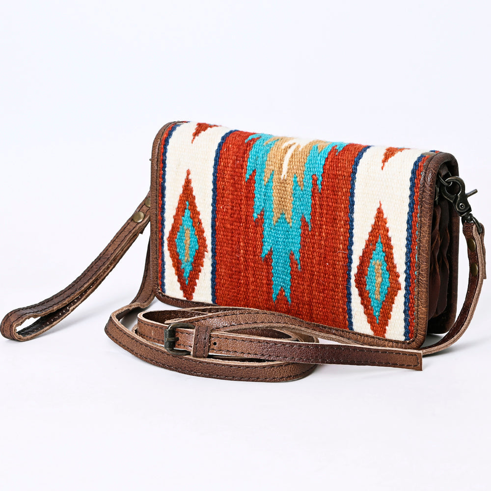 American Darling Organizer Hair On Genuine Leather Western Women Bag Handbag Purse | for Cute Travel
