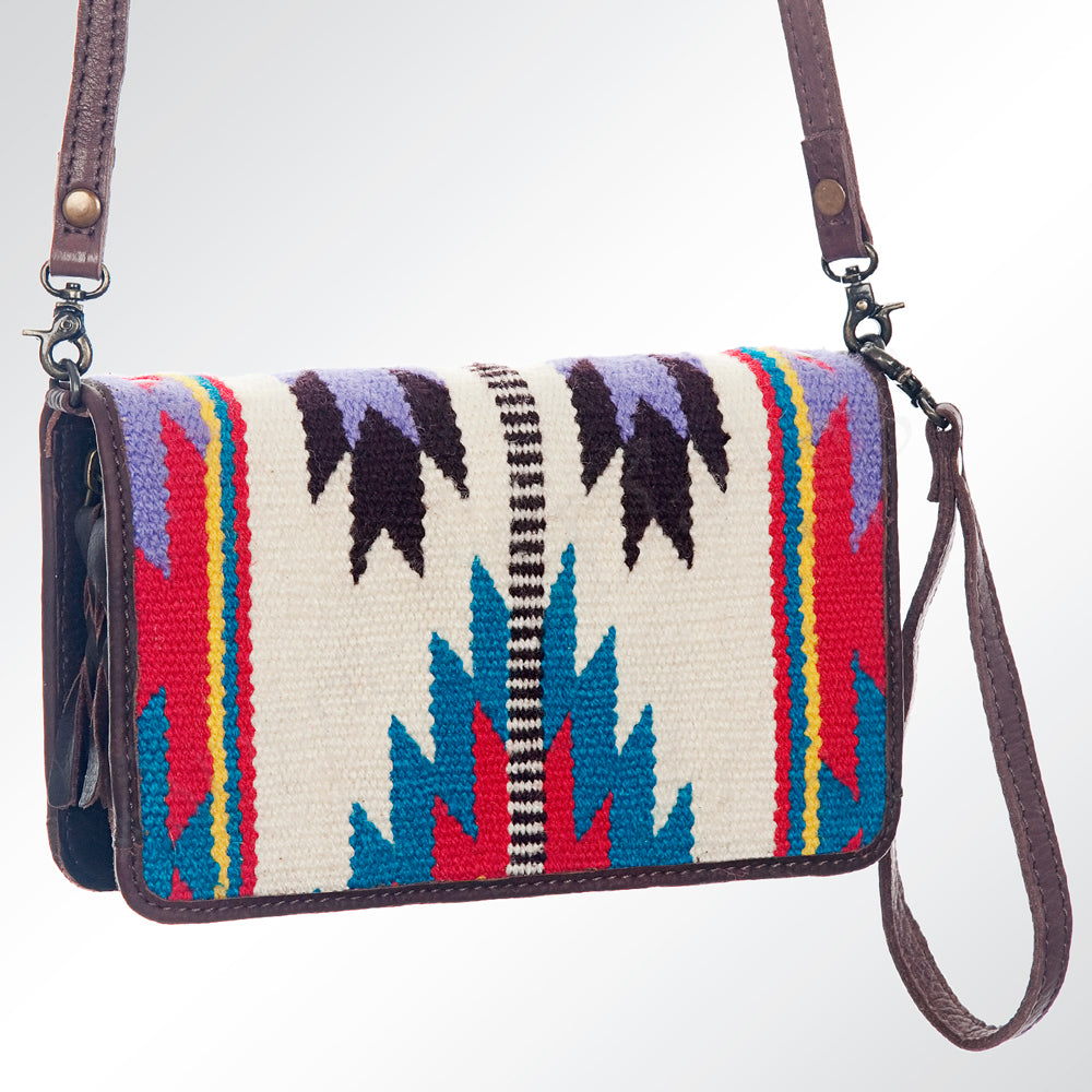 American Darling Organizer Hair On Genuine Leather Western Women Bag Handbag Purse | for Cute Travel