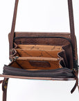 American Darling Organizer Saddle Blanket Genuine Leather Western Women Bag Handbag Purse | for Cute Travel