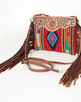 American Darling Cross Body Saddle Blanket Genuine Leather Women Bag Western Handbag Purse
