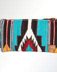 ADBG344H American Darling WRISTLET Hand Tooled Upcycled Wool Genuine Leather women bag western handbag purse