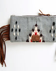 American Darling ADBG344N Wristlet Hand Tooled Saddle Blanket Genuine Leather Women Bag Western Handbag Purse