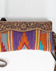 American Darling Wristlet Genuine Leather Women Bag W. Handbag Purse –