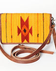 American Darling Organizer Saddle Blanket Genuine Leather Western Women Bag Handbag Purse | for Cute Travel