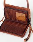 American Darling Organizer Saddle Blanket Genuine Leather Western Women Bag Handbag Purse | for Cute Travel