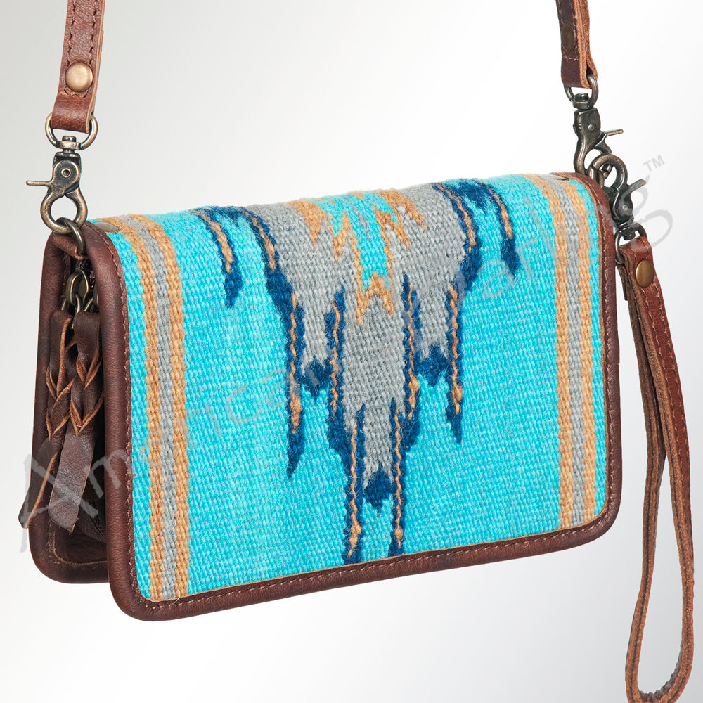 American Darling Organizer Hair On Genuine Leather Western Women Bag Handbag Purse | for Cute Travel
