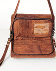 American Darling Organizer Hair On Genuine Leather Western Women Bag Handbag Purse | for Cute Travel