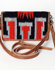 American Darling Organizer Saddle Blanket Genuine Leather Western Women Bag Handbag Purse | for Cute Travel