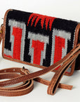 American Darling Organizer Saddle Blanket Genuine Leather Western Women Bag Handbag Purse | for Cute Travel