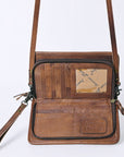 American Darling Organizer Saddle Blanket Genuine Leather Western Women Bag Handbag Purse | for Cute Travel