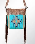 American Darling Signature Crossbody Hand Tooled Saddle Blanket Genuine Leather Women Bag Western Handbag Purse