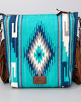 American Darling Signature Crossbody Hand Tooled Saddle Blanket Genuine Leather Women Bag Western Handbag Purse