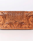 American Darling ADBGZ362 Wallet Hand Tooled Genuine Leather Women Bag Western Handbag Purse