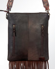 American Darling CROSS BODY I Hand Tooled Hair-on Genuine Leather women bag western handbag purse