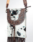 American Darling CROSS BODY I Hand Tooled Hair-on Genuine Leather women bag western handbag purse