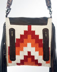 American Darling ADBGZ366 Large Crossbody Saddle Blanket Genuine Leather Women Bag Western Handbag Purse