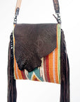 American Darling ADBGZ367 Large Crossbody Saddle Blanket Genuine Leather Women Bag Western Handbag Purse